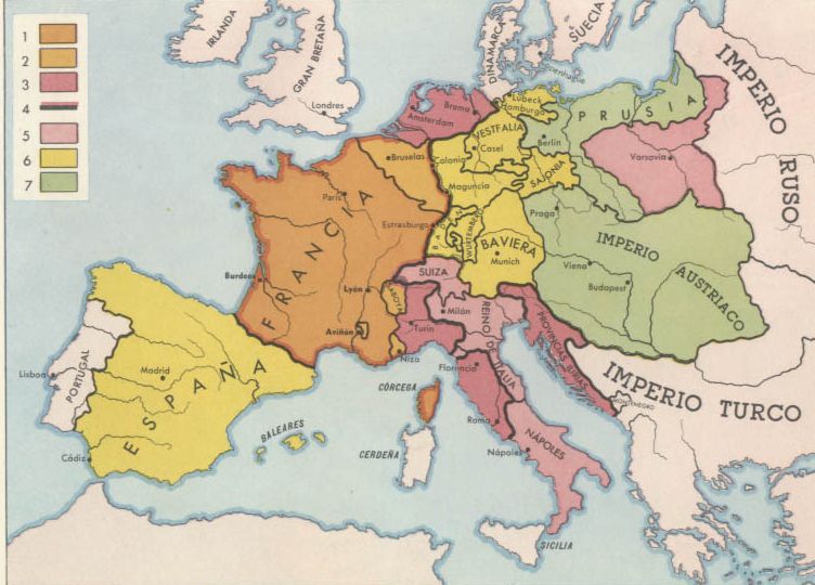 mapa de europa mudo. Mapas de Europa